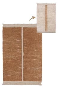 Bavlněný koberec v béžovo-cihlové barvě 170x240 cm Duetto Toffee – Lorena Canals