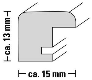 Hama rámeček dřevěný BELLA, černá, 21x29,7 cm (formát A4)