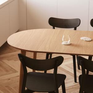 Dubový rozkládací jídelní stůl Kave Home Oqui 160-260 x 100 cm