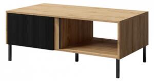 Konferenční stolek Mia 8 Kombinace barev: věčný dub / černá