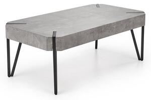Konferenční stolek Emilia (beton + černá)