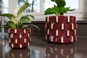 Ter Steege Obal Inez burgundy D19 H15