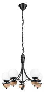 Brilagi - LED Lustr na řetězu COTTAGE 5xG9/40W/230V buk/bílá