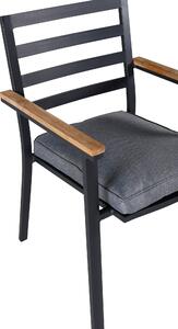 Jídelní židle Brasilia, 2ks, černá