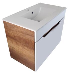 Koupelnová skříňka s keramickým umyvadlem Ithaca WOC 80