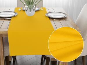 Biante Bavlněný běhoun na stůl Moni MOD-501 Sytě žlutý 20x120 cm