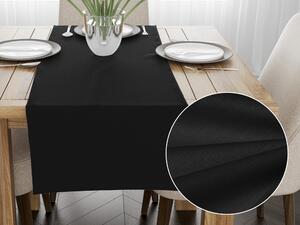 Biante Bavlněný běhoun na stůl Moni MOD-506 Černý 20x120 cm