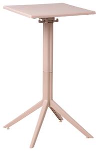 Zahradní barový stůl LEMNOS 60 cm 60 cm Béžová