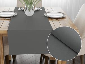 Biante Dekorační běhoun na stůl BKU-119 Antracitově šedý 20x120 cm