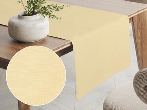 Biante Teflonový běhoun na stůl TF-018 Světle žlutý 35x180 cm