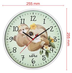Designové plastové hodiny bílé MPM E01M.4267.00
