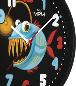 Designové plastové hodiny černé MPM E01M.4269.90