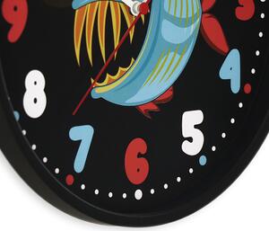 Designové plastové hodiny černé MPM E01M.4269.90