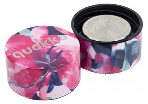 Nerezová termoláhev Solid, 510ml, Quokka, pink bloom