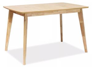 Jídelní stůl s deskou v dekoru dub BRANDO 120(160)x80, rozkládací