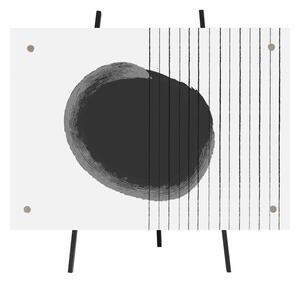 Hama akrylový stojánek ARTS, 13x18 cm, černý, na šířku