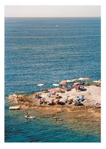 Plakát 30x40 cm Ponza Tangerine – Anna Pihan – The Poster Club