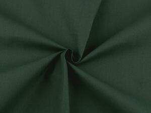 Bavlněná látka jednobarevná šíře 220 cm METRÁŽ - (71) zelená tmavá