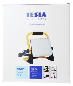 TESLA lighting Tesla - LED pracovní reflektor 50W, 4750lm, 230V, 4000K, Ra 80, 110st