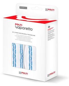 POLTI 2 ks hadříků z mikrovlákna na trojhranný kartáč pro parní mopy SV6xx