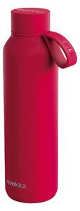 Nerezová termoláhev s poutkem Solid, 630ml, Quokka, červená