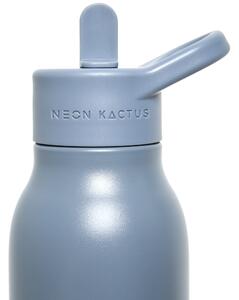 Dětská nerezová láhev, 340ml, Neon Kactus, modrá