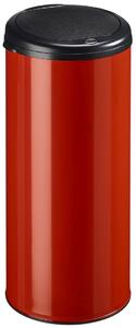 Rossignol SAS Dotykový odpadkový koš Rossignol Touch 93592, 45 L, lesklý červený RAL 3020