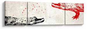Obraz - Krokodýli (170x50 cm)