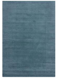 Flair Rugs koberce Kusový ručně tkaný koberec Tuscany Textured Wool Border Blue - 200x290 cm