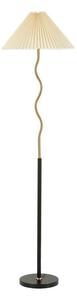 Černá/ve zlaté barvě stojací lampa (výška 172 cm) Closy – Mauro Ferretti