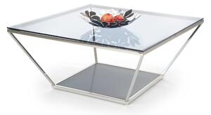Konferenční stolek FOBAULO kov/sklo