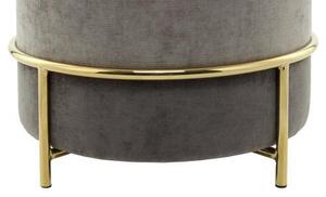 TABURET, kov, textil, kompozitní dřevo, 48,5/46/48,5 cm - Online Only lavice, Online Only