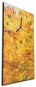Nástěnné hodiny podzimní strom 30x60cm - plexi