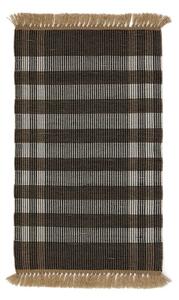 Černý oboustranný/ručně tkaný koberec 60x90 cm Barani – Kave Home