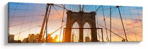 Obraz - Brooklynský most, Manhattan, New York (170x50 cm)