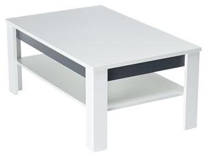 Konferenční stolek WHITNEY GREY GR10 bílá/šedá