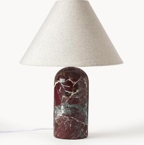 Stolní lampa s mramorovou podstavou Gia