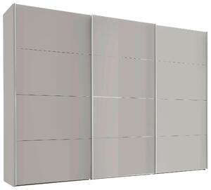 SKŘÍŇ S POSOUVACÍMI DVEŘMI, pískové barvy, 280/222/68 cm Moderano - Šatní skříně