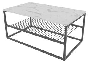 Konferenční stolek ASUDE bílá/černá