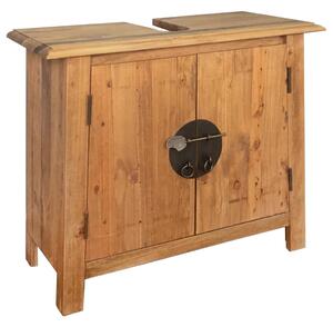 5dílná sada koupelnového nábytku masivní borové dřevo