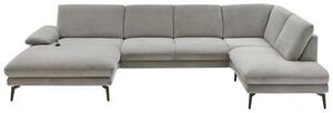 SEDACÍ SOUPRAVA, textil, šedá Dieter Knoll - Sedací soupravy