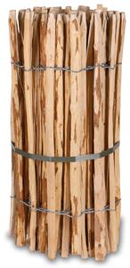 Plotový ohradník hlohový - Zahradní plot 5 m x 70 cm - Role s latěmi 3-4 cm - Nemořené dřevo