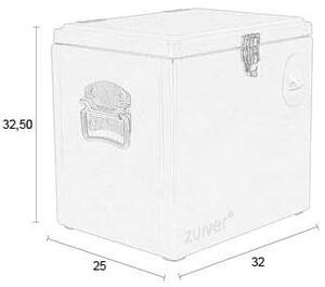 Zelený chladicí box 15 l Cooler Be Cute – Zuiver