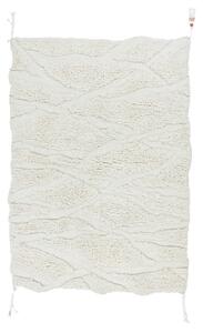 Bílý pratelný ručně tkaný vlněný koberec 170x240 cm Enkang Ivory – Lorena Canals