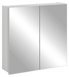 Rodan Koupelnová Zrcadlová Skříňka 60 cm - Šedá - Závěsná - Bezúchytková - 2dveřová