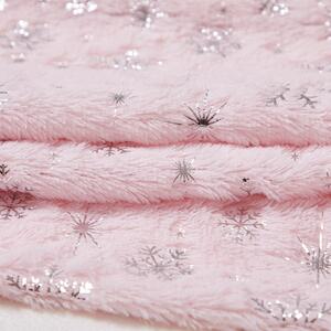 Povlak na polštářek Frosty růžová, 45 x 45 cm