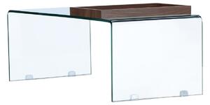 Konferenční stolek Telemark, průhledný, 110x50x38