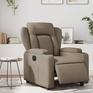 Elektrické polohovací křeslo cappuccino umělá kůže 3204536