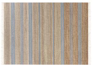 Jutový koberec 160 x 230 cm béžový/modrý TALPUR