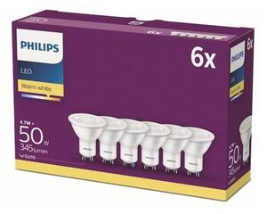 Philips SADA 6x LED Žárovka Philips GU10/4,7W/230V 2700K P5417